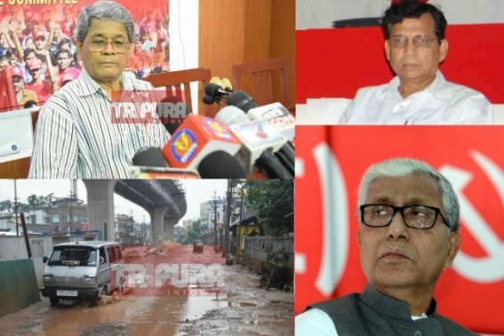 After gifting public Battala to Nagerjala mess, North Tripura to South Tripuraâ€™s broken National Highways in 25 yrs, CPI-M claims Tripura's National Highway belongs to Central Govt